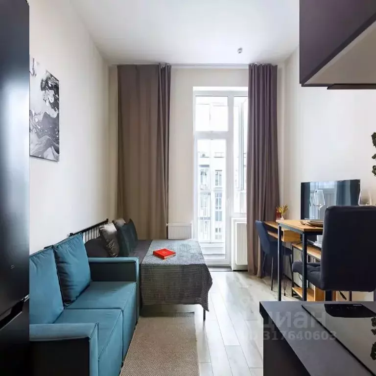 Студия Санкт-Петербург Лесной просп., 23А (28.0 м) - Фото 0