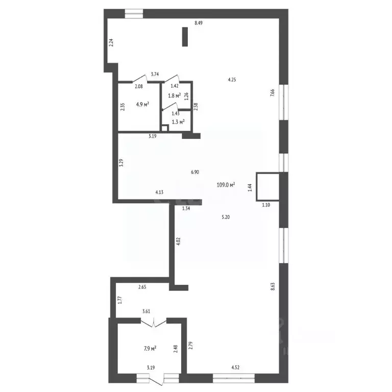 Помещение свободного назначения в Тюменская область, Тюмень ул. ... - Фото 1