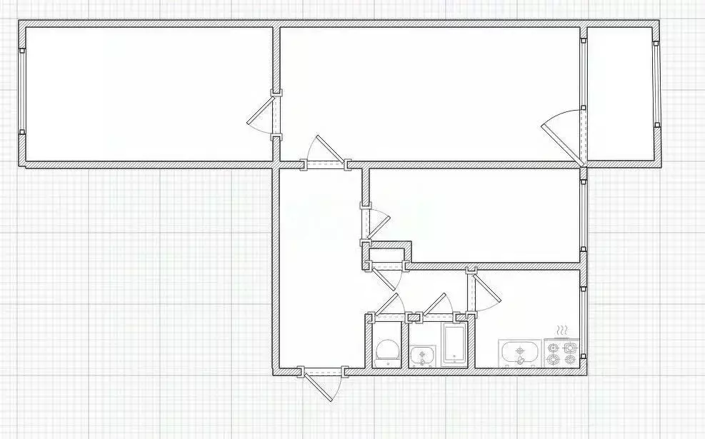 3-к кв. Костромская область, Волгореченск ул. Имени 50-летия ... - Фото 2