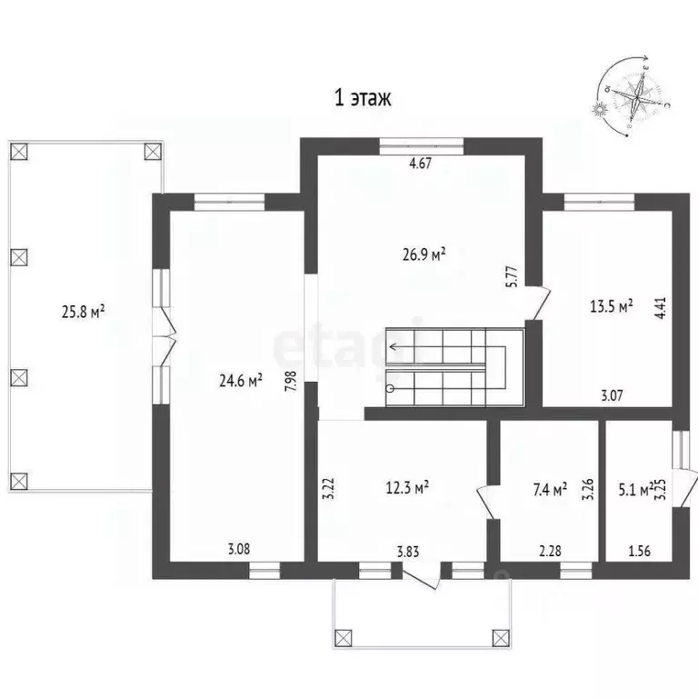 Дом в Московская область, Раменское 20275 кв-л, 4866 (201 м) - Фото 1