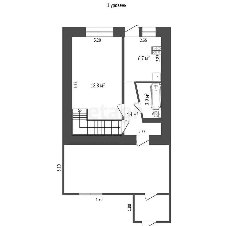 3-комнатная квартира: посёлок Сокоч, Лесная улица, 14 (64.7 м) - Фото 2