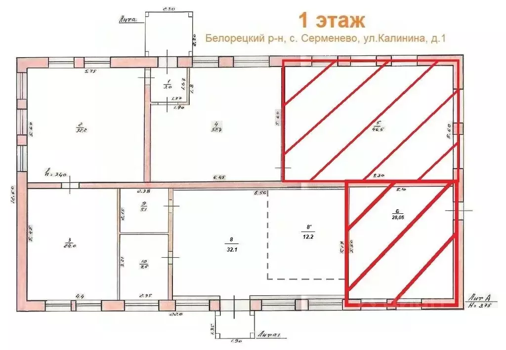 Помещение свободного назначения в Башкортостан, Белорецкий район, с. ... - Фото 2