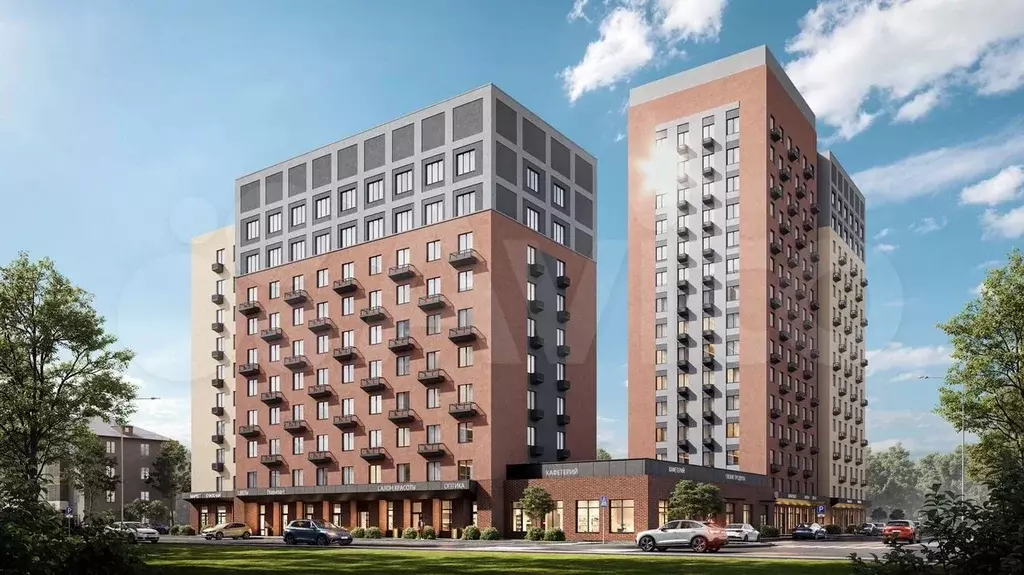2-к. квартира, 56,5 м, 13/15 эт. - Фото 1
