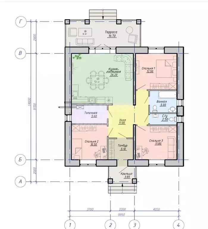 Дом в Оренбургская область, Оренбургский район, пос. Соловьевка ул. ... - Фото 2