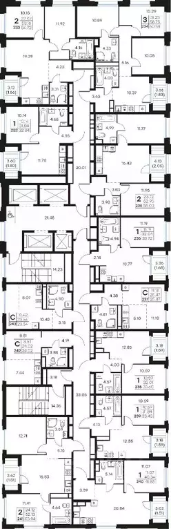 2-к кв. Нижегородская область, Нижний Новгород Глоракс Левобережный ... - Фото 2