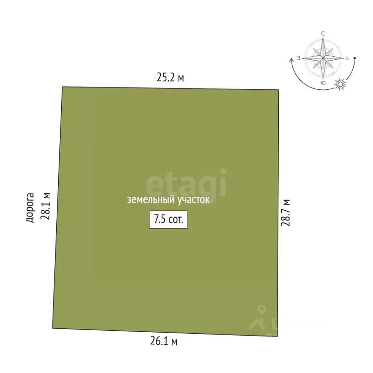 Участок в Тюменская область, Тюмень Степное садовое товарищество, ул. ... - Фото 2