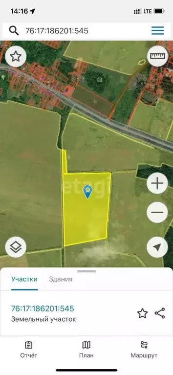 Участок в Ярославская область, Ярославский муниципальный округ, ... - Фото 1