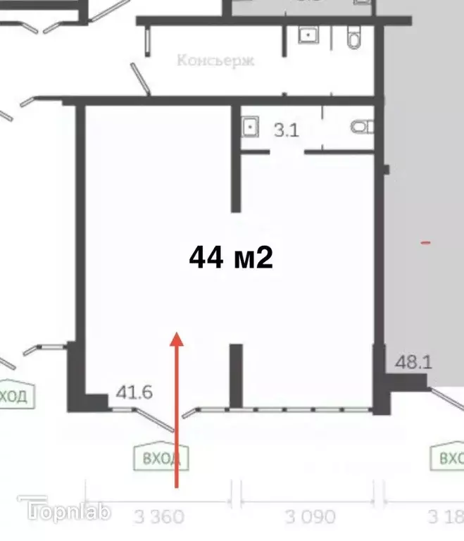 Торговая площадь в Краснодарский край, Краснодар Колхозная ул., 5/2к2 ... - Фото 2