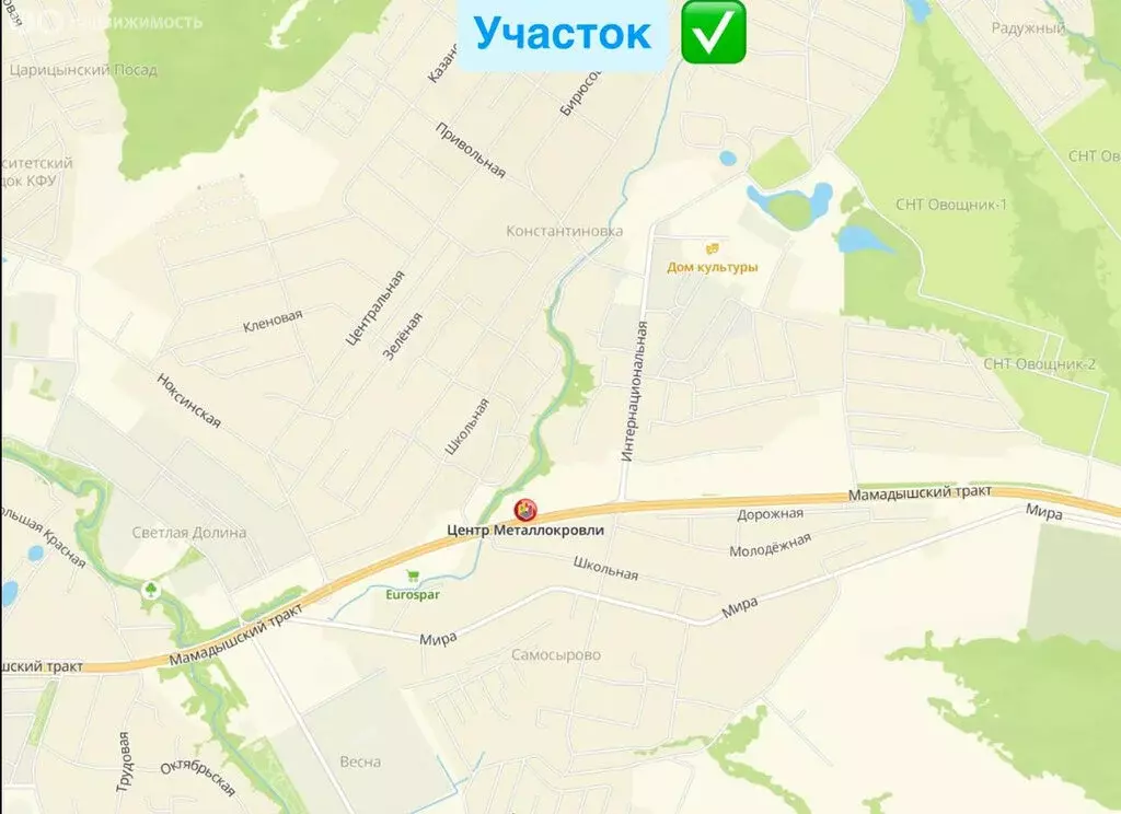 Участок в жилой массив Константиновка, Лесная улица (10.4 м) - Фото 2