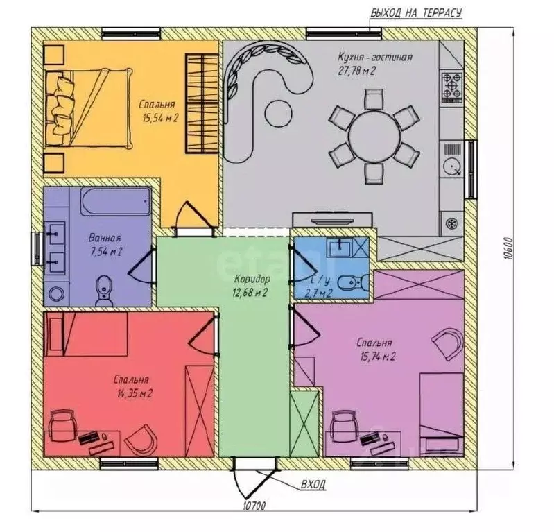 Дом в Курская область, Курский район, Новопоселеновский сельсовет, д. ... - Фото 2