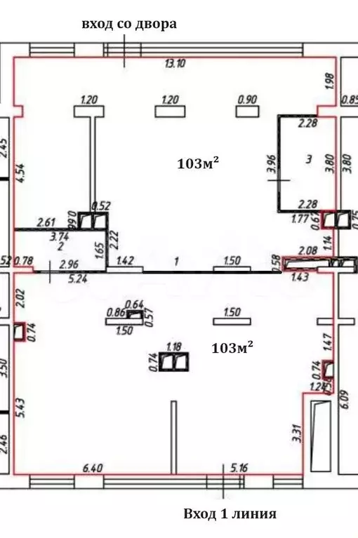 Прямая аренда 103м - Фото 1