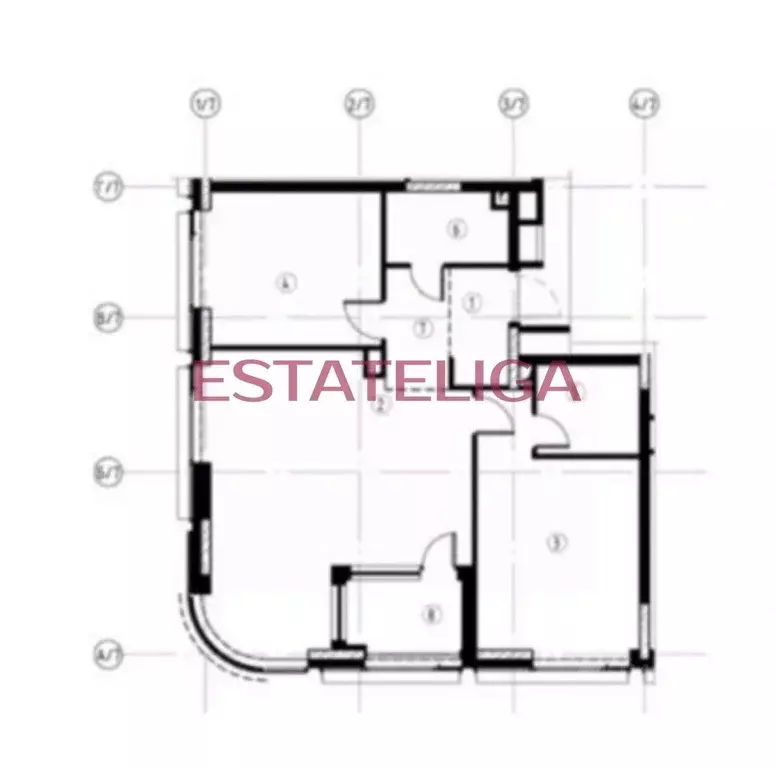 3-к кв. Москва наб. Марка Шагала, 15к2 (75.5 м) - Фото 1