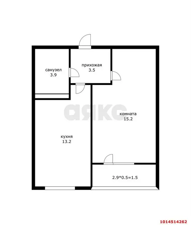 1-комнатная квартира: Краснодар, Круговая улица, 4/1 (36 м) - Фото 0