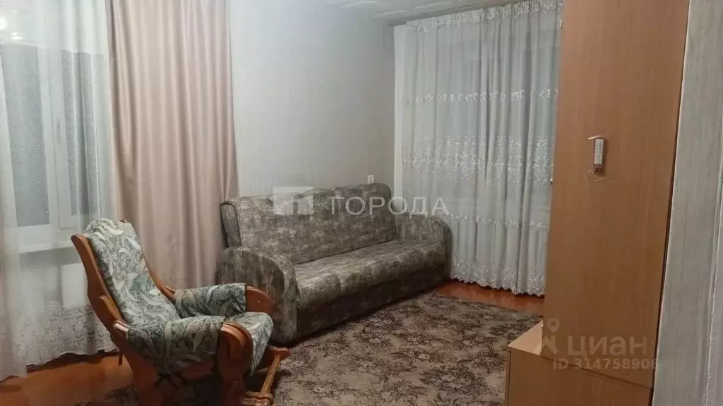 1-к кв. Кемеровская область, Новокузнецк ул. 40 лет ВЛКСМ, 24 (32.4 м) - Фото 1