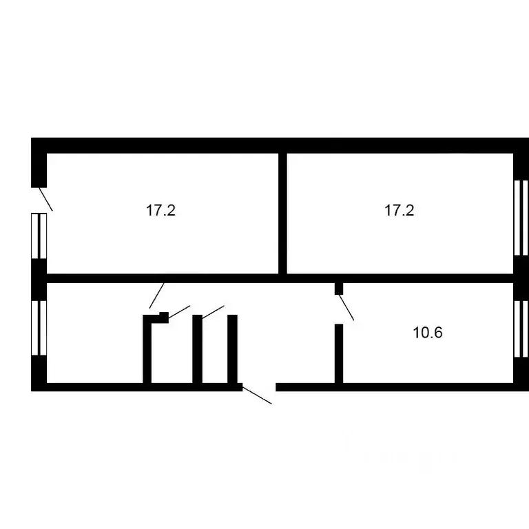 3-к кв. Ханты-Мансийский АО, Нефтеюганск 12-й мкр, 9 (59.8 м) - Фото 1