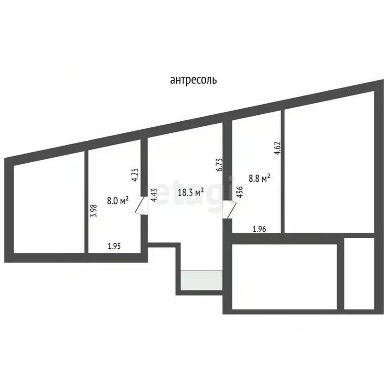 2-к кв. Севастополь просп. Античный, 4 (130.1 м) - Фото 2