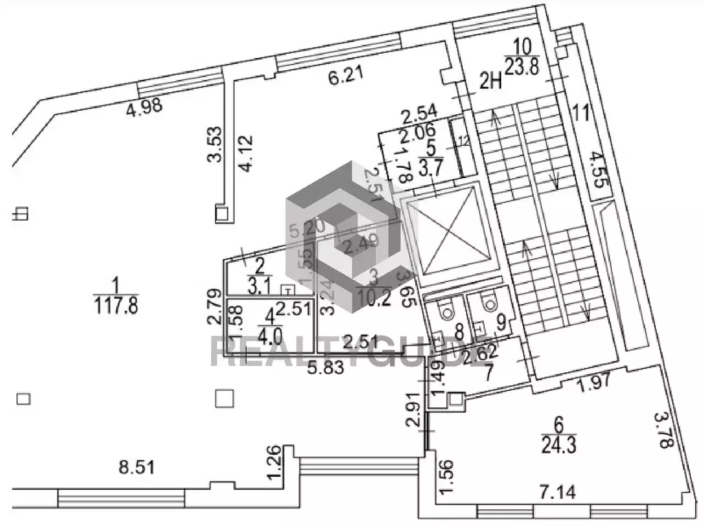 Офис (197.6 м) - Фото 2