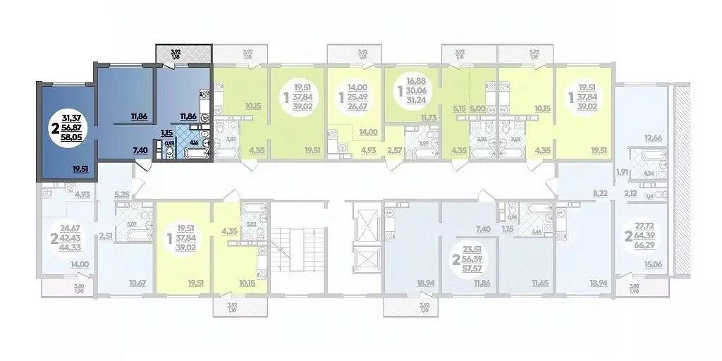 2-к кв. Краснодарский край, Краснодар ул. Генерал-лейтенанта ... - Фото 1