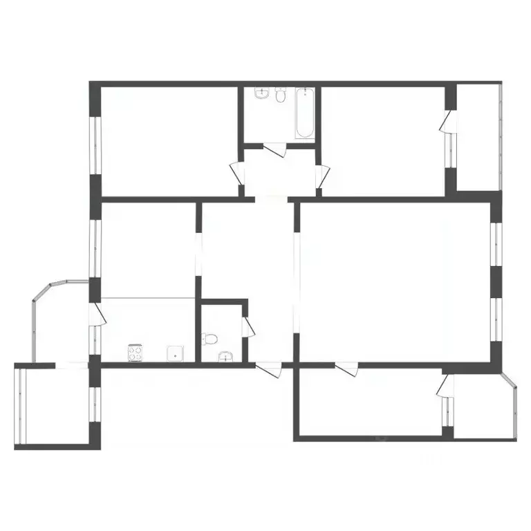 3-к кв. Тюменская область, Тюмень ул. Свердлова, 1 (146.0 м) - Фото 2
