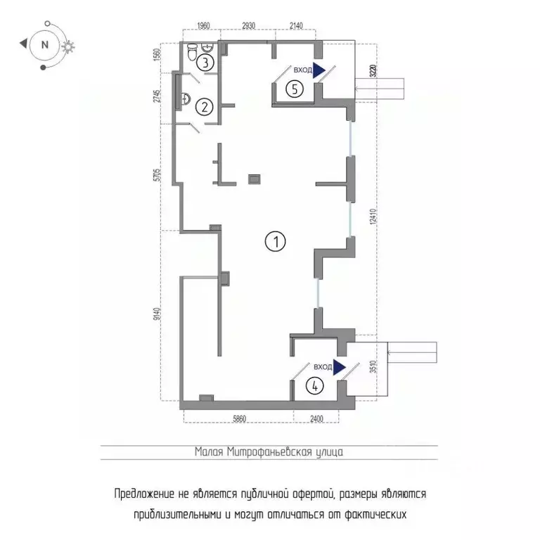 Помещение свободного назначения в Санкт-Петербург ул. Парфеновская, 17 ... - Фото 1