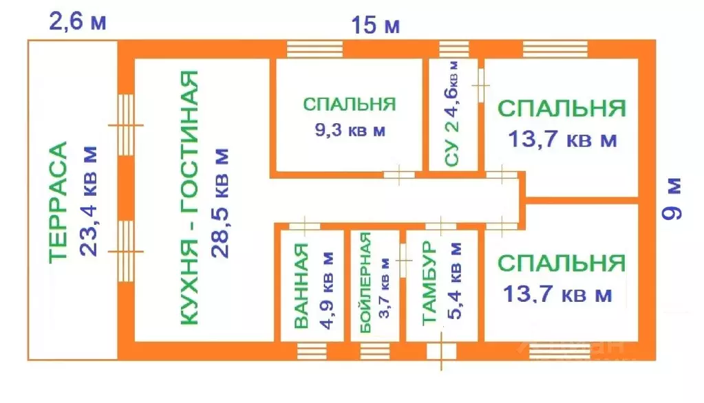 Дом в Свердловская область, Белоярский городской округ, д. Поварня  ... - Фото 1