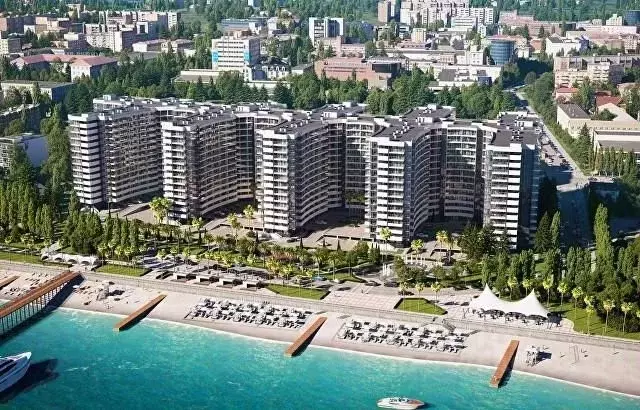 Свободной планировки кв. Краснодарский край, Сочи ул. Просвещения, 32 ... - Фото 0