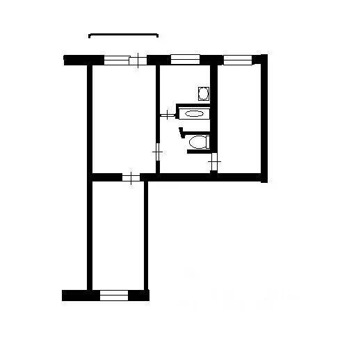 2-к кв. Челябинская область, Чебаркуль ул. Крылова, 8А (43.0 м) - Фото 2