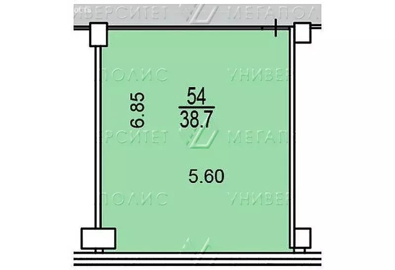 Офис (39 м) - Фото 1