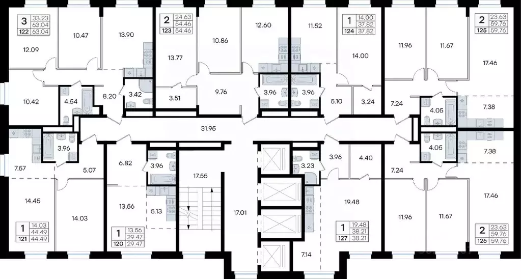 Студия Приморский край, Владивосток ул. Тухачевского, 80 (38.21 м) - Фото 1