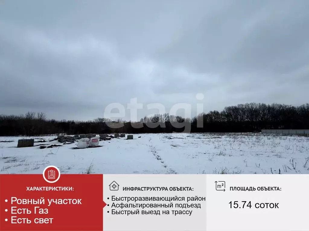 Участок в Белгородская область, Строитель Яковлевский городской округ, ... - Фото 1