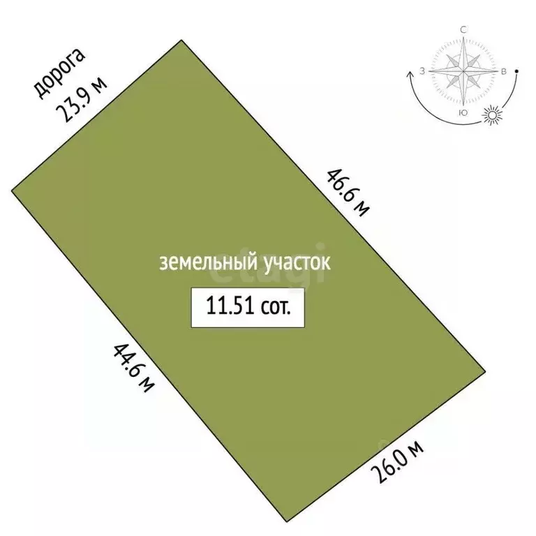 Участок в Пермский край, Краснокамский муниципальный округ, д. ... - Фото 1