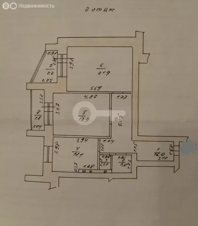 2-комнатная квартира: Казань, улица Юлиуса Фучика, 55 (70.8 м) - Фото 1