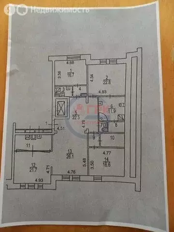5-комнатная квартира: Москва, Тверская улица, 28к2 (167.9 м) - Фото 1