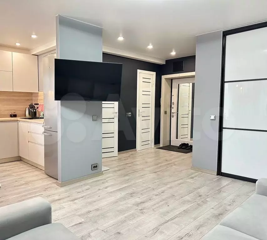 1-к. квартира, 36,6 м, 1/5 эт. - Фото 1