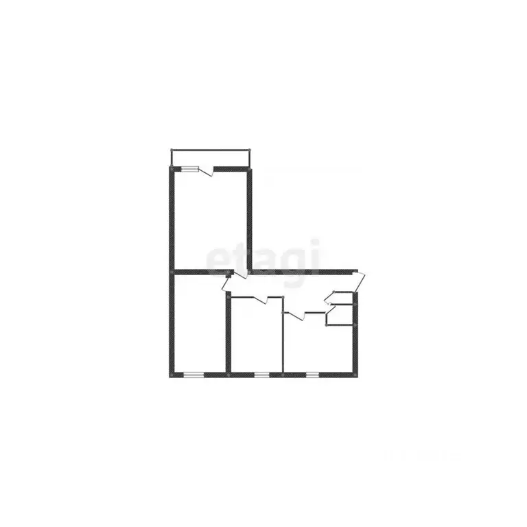 3-к кв. Белгородская область, Губкин ул. Кирова, 48 (58.9 м) - Фото 1