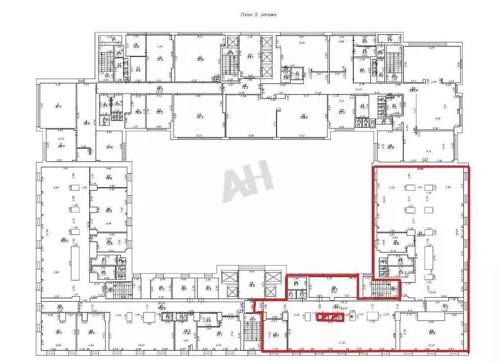 Помещение свободного назначения в Москва ул. Кржижановского, 14К3 (615 ... - Фото 2