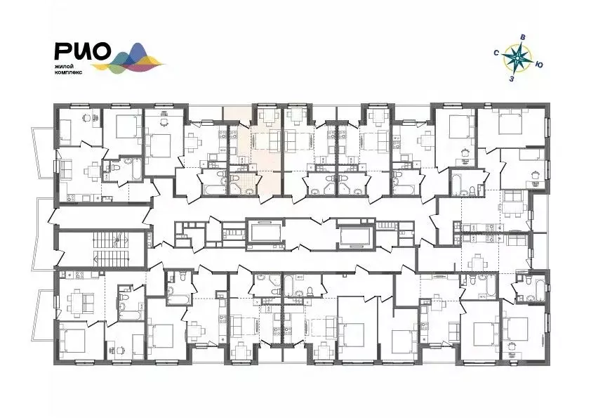 Студия Удмуртия, Ижевск Воткинский жилрайон, Рио жилой комплекс, 2 ... - Фото 2