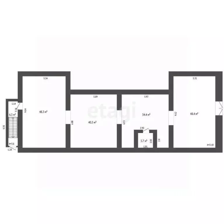 Торговая площадь в Башкортостан, Стерлитамак ул. Артема, 149 (182 м) - Фото 1