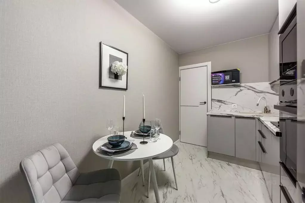 1-к кв. Московская область, Домодедово Авиационный мкр, ул. Королева, ... - Фото 2