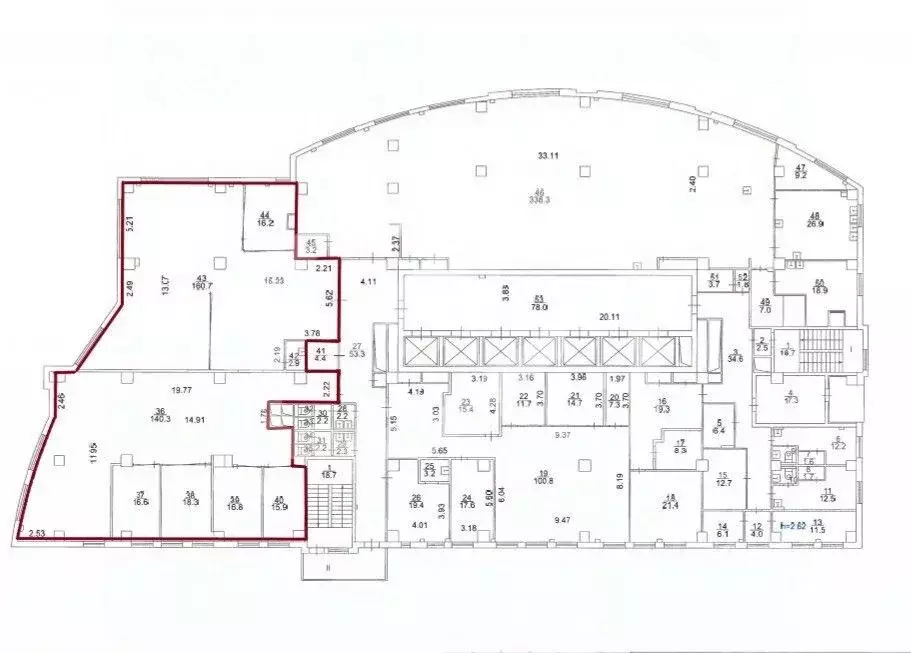 Помещение свободного назначения в Москва ул. Ивана Франко, 8 (534 м) - Фото 2
