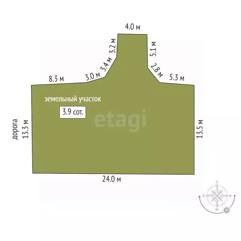Участок в Ростовская область, Батайск ул. Клары Цеткин (3.9 сот.) - Фото 2