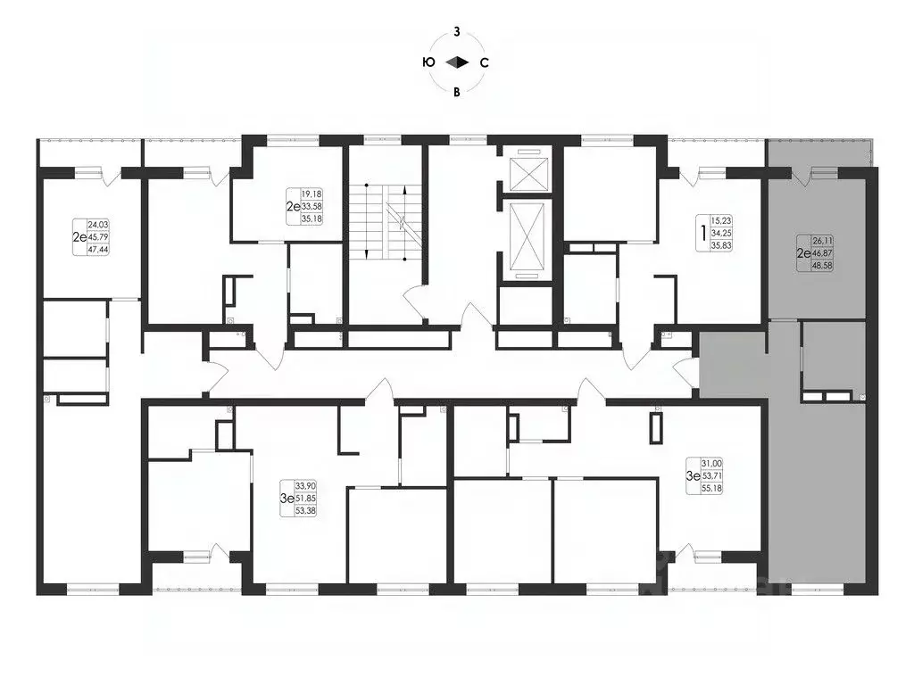 2-к кв. Воронежская область, Воронеж Первое Мая мкр, Май жилой ... - Фото 2