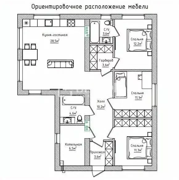 Коттедж в Ивановская область, Ивановский район, Беляницкое с/пос, д. ... - Фото 2