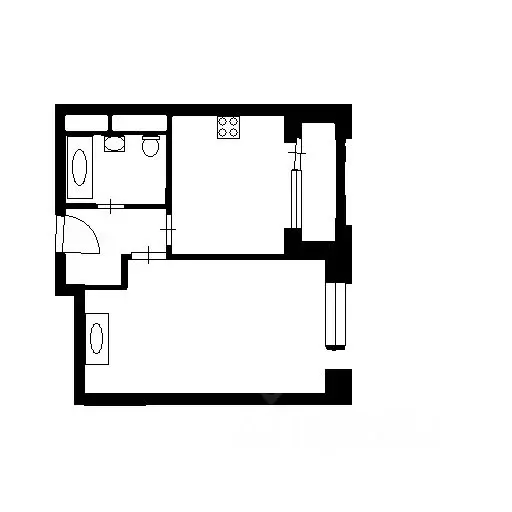 1-к кв. Москва Новочеремушкинская ул., 17 (42.3 м) - Фото 2