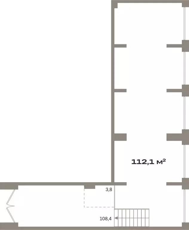 Помещение свободного назначения (112.13 м) - Фото 1