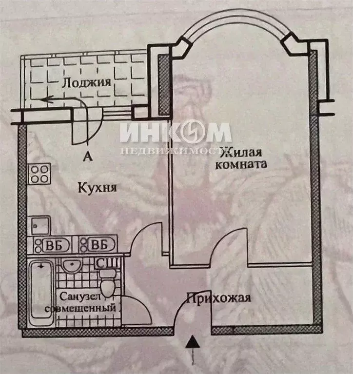 1-к кв. Москва Лухмановская ул, 17к1 (39.9 м) - Фото 0