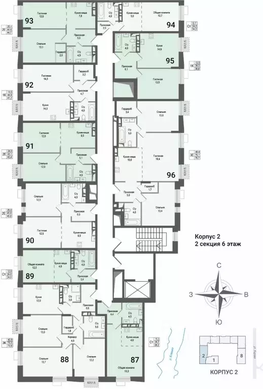 2-к кв. Московская область, Королев Первомайский мкр, Старые Горки дп, ... - Фото 2