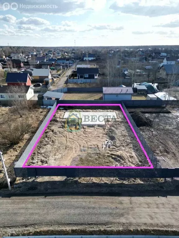 Участок в Рахьинское городское поселение, КП Ладожские берега (8.17 м) - Фото 1