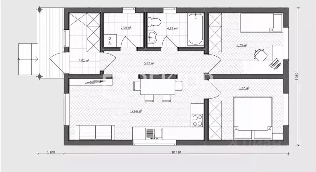 Дом в Ивановская область, Ивановский район, Коляновское с/пос, д. ... - Фото 2