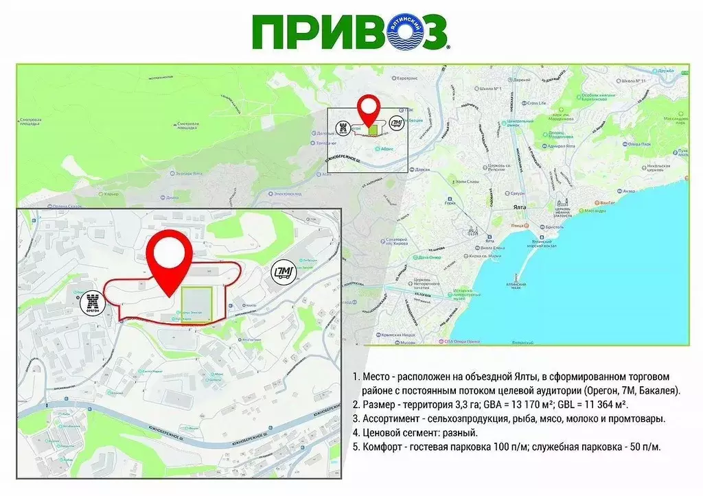 Торговая площадь в Крым, Ялта ш. Южнобережное, 38 (1500 м) - Фото 2